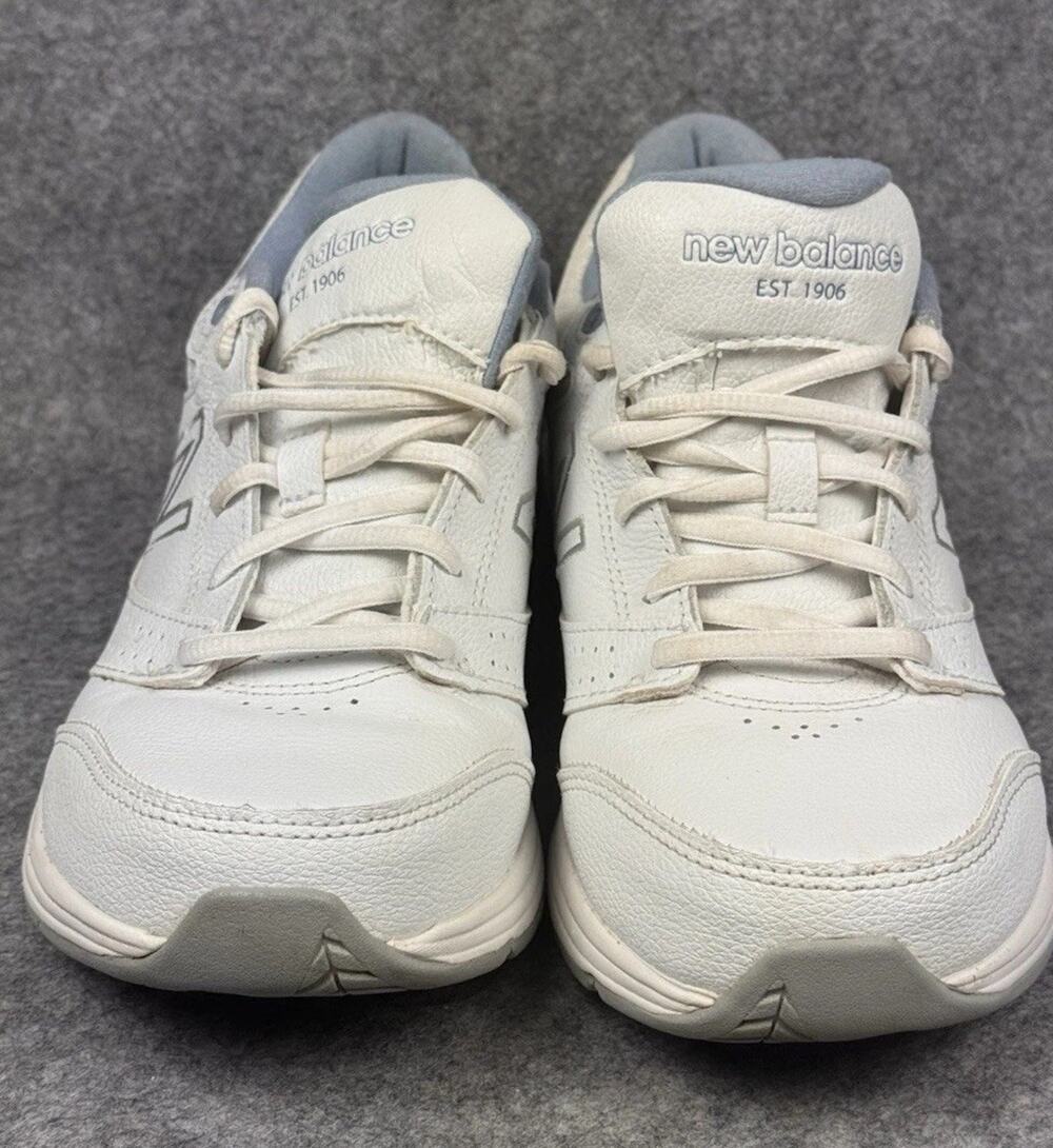 New Balance 928WB3 Walking Shoes/ White Leather Sz 8